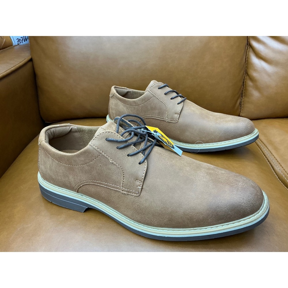 Deer‎ Stags Belmont Oxford Mens 14W Coffee Brown New Comfort Dress Shoes